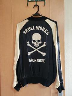skull Works JACKROSE コラボ トラッカー ジャケット ジャックローズ×スカルワークスのメルトンウールトラッカー