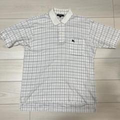 BURBERRY チェック柄 ポロシャツ M