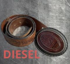 【DIESEL】イタリア製 本革レザーベルト ユニセックス