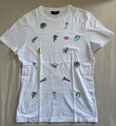 FENDI 刺繍モチーフ Tシャツ ホワイト