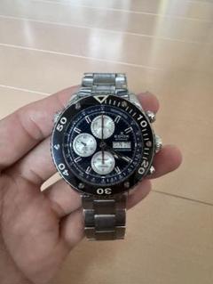 EDOX クロノグラフ 腕時計 ネイビー　限定品のサムネイル