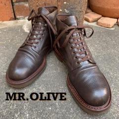 MR.OLIVE ウォータープルーフレザーハンティングブーツ