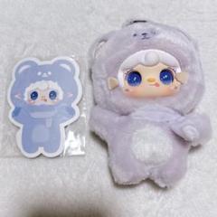 Yooki ヨーキー クマちゃん ぬいぐるみ マスコット 紫 - メルカリ