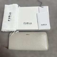 FURLA グレー 長財布 箱・布袋付き FURLA 長財布 グレー レザー - メルカリ