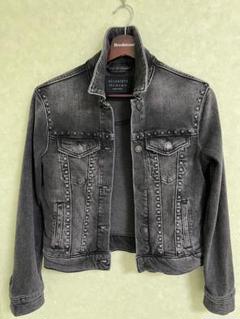 ALLSAINTS ウォッシュドブラックデニムジャケット