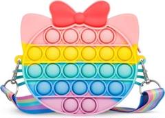 HUAZONTOM プッシュポップバブル バッグ スクイーズ玩具 ストレス解消