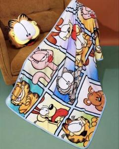 ガーフィールド ブランケット 毛布 膝掛け 海外 キャラ 猫 可愛い 防寒 ねこ