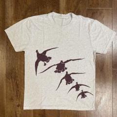 00s Southern Edge鳥シルエットプリントグレーボックス半袖Tシャツ