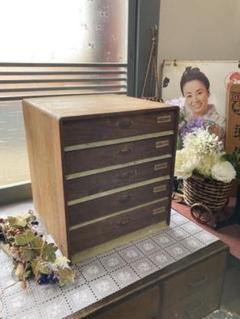 【最終値下げ】　古道具　小引き出し　昭和レトロ　アンティーク 古道具・昭和レトロ・小引き出し・6段 | 旅するレトロ雑貨店