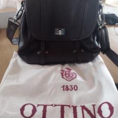 OTTINO 2WAYバッグ　ブラウン　ショルダー　サイド OTTINO 2WAYバッグ ブラウン ショルダー サイド - メルカリ