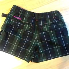 美品　Columbia ゴルフ登山チェック柄ショートパンツ M