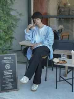 JUHA STRIPE OVER SHIRTのサムネイル