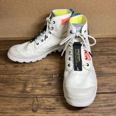 （K25317）PALLADIUM ハイカットスニーカー 27.5㎝ ホワイト