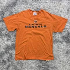 CINCINNATI BENGALSアメフトTシャツ/オーバーサイズ/オレンジ
