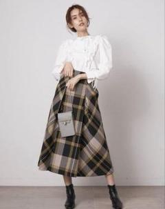 2025年最新】snidel ロービングチェックフレアスカートの人気