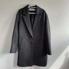 特価 未使用 ZARA グレー チェスターコート XL ザラ・ZARA レディース ロングコート チェスターコート