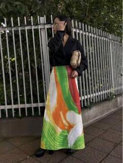 Ameri（アメリ）の「HAILEY WAVE ART SWEAT（スウェット）」 - WEAR