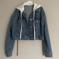 【コンビニ受取対応商品】 むっちゃん様専用 miumiu プラダ 38 フード デニムジャケット ジャケット・アウター