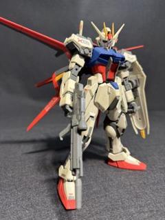 MG エールストライクガンダム素組み完成品のサムネイル