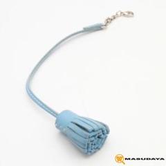 新品・未使用】HERMES エルメス カルメンチータ レザーシルバー 水色
