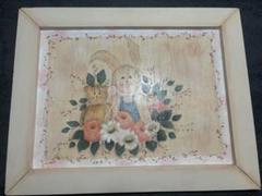 トール作品　うさぎの壁掛け