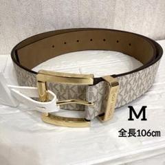 新品⭐️MICHAEL KORSベルトM(全長105㎝)本革黒　MKバックル金色 71W0p8TpKpL._AC_SY350_QL65_.jpg