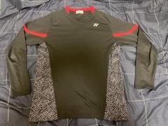 YONEX ブラック レッド ロンT
