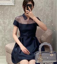 【DIOR】ミニワンピース・ドレス ブラック 2023 Dior ディオール ミニワンピース ブラック ドレス