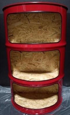 カメムシ品！200㍑ドラム缶remake3段BOX！レッド カメムシ様専用品！200㍑ドラム缶remake3段BOX！レッド - メルカリ