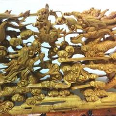 双龍　龍　置物　木彫　透かし彫　中国　木製　レ10 双龍 龍 置物 木彫 透かし彫 中国 木製 レ10 - メルカリ