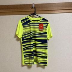 LI-NING 蛍光イエロー ストライプシャツ