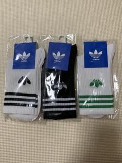 adidas ストライプソックス レディース 3足セット