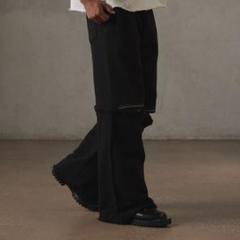 ブラックパンツ Lサイズ 176cmモデル