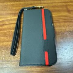 新品✨iPhone 14ProMAXケース FYY 手帳型(ブラック×レッド)