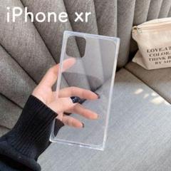 iPhoneケース スマホケース スクエア 透明 iPhonexr