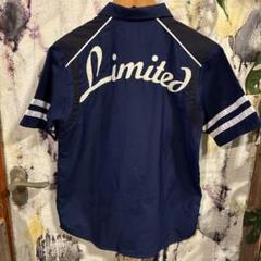 wizhLimited ネイビーショートスリーブシャツ