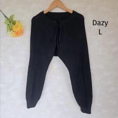 デイジー Dazy SHEIN ニットカーディガン【L】長袖 リボン リブ 黒