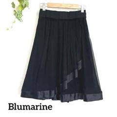 Blumarine ブルマリン フレアスカート ブラック サイズ40 ブルマリン Blumarine フレアスカート ひざ丈 花柄 I40 ブラック