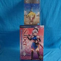 FGO フィギュア(プライズ)宮本武蔵&一番くじJ賞 ラバーストラップ水着ネロ