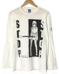 江口寿史　ストップひばりくん！ロングTシャツM★record展大阪はがき付き★ 江口寿史 ストップひばりくん！ロングTシャツM☆record展大阪
