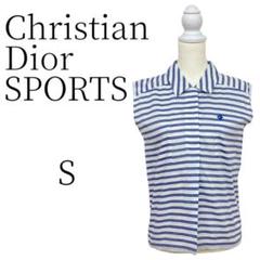 Christian　Dior　SPORTS ボーダー柄 シャツ S Christian Dior SPORTS ボーダー柄 シャツ S - メルカリ