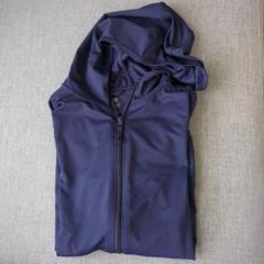 UNIQLO AIRism パーカー ネイビー 150のサムネイル
