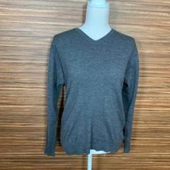 ELLE HOMME エルオム ニット Tシャツ 46サイズ 3L相当 灰色