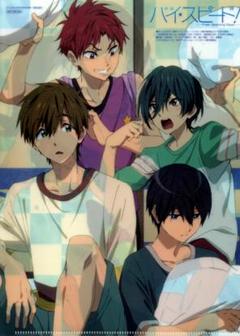 新品未使用　ハイ☆スピード！初回限定版　DVD特典付き　缶バッジ　クリアファイル 映画 ハイ☆スピード！－Free! Starting Days－』Blu-ray＆DVD