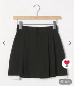 Heather へムシャツミニスカート
