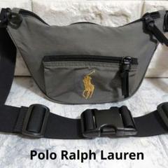 Polo Ralph Lauren ベージュ ウエストポーチ POLO RALPH LAUREN / ポロ ラルフ ローレン キャンバス ウエスト