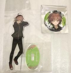 ダンガンロンパシリーズ×lack タワレコ　コラボ 苗木誠　アクスタ 缶バッジ