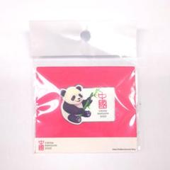 大阪 万博 中国 パビリオン 限定 パンダ バッジ