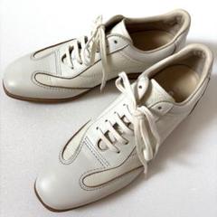 【極美品✨】W353 REGAL ホワイト レザースニーカー シューズ 23.5のサムネイル