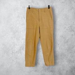 【BONLECILL ボンルシール】　テーパードパンツ　綿100% 洗える　無地